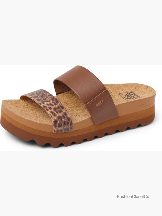 Shoes - Reef Cushion Vista Hi Platform Sandal, Arch Support, Slip On